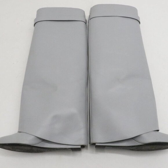 Givenchy Shark Lock Angle Boots - Grey Size EU 38/US 8 - Picture 3 of 14
